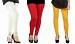 Cotton Off White,Red and Yellow Color Leggings Combo @ 31% OFF Rs 617.00 Only FREE Shipping + Extra Discount - Stylish legging, Buy Stylish legging Online, simple legging, Combo Deal, Buy Combo Deal,  online Sabse Sasta in India - Leggings for Women - 7353/20160318