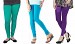 Cotton Rama Green,Sky Blue and Purple Color Leggings Combo @ 31% OFF Rs 617.00 Only FREE Shipping + Extra Discount - Stylish legging, Buy Stylish legging Online, simple legging, Combo Deal, Buy Combo Deal,  online Sabse Sasta in India - Leggings for Women - 7471/20160318