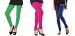 Cotton Green,Pink and Blue Color Leggings Combo @ 31% OFF Rs 617.00 Only FREE Shipping + Extra Discount - Stylish legging, Buy Stylish legging Online, simple legging, Combo Deal, Buy Combo Deal,  online Sabse Sasta in India - Leggings for Women - 7522/20160318