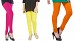 Cotton Pink,Light Yellow and Dark Orange Color Leggings Combo @ 31% OFF Rs 617.00 Only FREE Shipping + Extra Discount - Stylish legging, Buy Stylish legging Online, simple legging, Combo Deal, Buy Combo Deal,  online Sabse Sasta in India - Leggings for Women - 7527/20160318