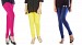 Cotton Pink,Light Yellow and Blue Color Leggings Combo @ 31% OFF Rs 617.00 Only FREE Shipping + Extra Discount - Stylish legging, Buy Stylish legging Online, simple legging, Combo Deal, Buy Combo Deal,  online Sabse Sasta in India - Leggings for Women - 7531/20160318