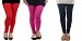 Cotton Red,Pink and Dark Blue Color Leggings Combo @ 31% OFF Rs 617.00 Only FREE Shipping + Extra Discount - Stylish legging, Buy Stylish legging Online, simple legging, Combo Deal, Buy Combo Deal,  online Sabse Sasta in India - Leggings for Women - 7359/20160318