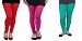 Cotton Red,Pink and Rama Green Color Leggings Combo @ 31% OFF Rs 617.00 Only FREE Shipping + Extra Discount - Stylish legging, Buy Stylish legging Online, simple legging, Combo Deal, Buy Combo Deal,  online Sabse Sasta in India - Leggings for Women - 7360/20160318