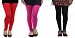 Cotton Red,Pink and Black Color Leggings Combo @ 31% OFF Rs 617.00 Only FREE Shipping + Extra Discount - Stylish legging, Buy Stylish legging Online, simple legging, Combo Deal, Buy Combo Deal,  online Sabse Sasta in India - Leggings for Women - 7362/20160318