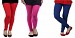 Cotton Red,Pink and Royal Blue Color Leggings Combo @ 31% OFF Rs 617.00 Only FREE Shipping + Extra Discount - Stylish legging, Buy Stylish legging Online, simple legging, Combo Deal, Buy Combo Deal,  online Sabse Sasta in India - Leggings for Women - 7363/20160318