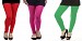 Cotton Red,Pink and Green Color Leggings Combo @ 31% OFF Rs 617.00 Only FREE Shipping + Extra Discount - Stylish legging, Buy Stylish legging Online, simple legging, Combo Deal, Buy Combo Deal,  online Sabse Sasta in India - Leggings for Women - 7364/20160318