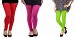 Cotton Red,Pink and Parrot Green Color Leggings Combo @ 31% OFF Rs 617.00 Only FREE Shipping + Extra Discount - Stylish legging, Buy Stylish legging Online, simple legging, Combo Deal, Buy Combo Deal,  online Sabse Sasta in India - Leggings for Women - 7367/20160318
