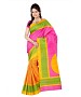 PINK LINER Saree @ 58% OFF Rs 469.00 Only FREE Shipping + Extra Discount - saree, Buy saree Online, silk saree, bhagalpuri saree, Buy bhagalpuri saree,  online Sabse Sasta in India -  for  - 8856/20160426
