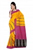 WICKET YELLOW PINK Saree @ 58% OFF Rs 469.00 Only FREE Shipping + Extra Discount - saree, Buy saree Online, silk saree, bhagalpuri saree, Buy bhagalpuri saree,  online Sabse Sasta in India - Sarees for Women - 8894/20160426