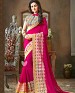 Georgette Embroidered Saree with Banglori Slik Blouse @ 45% OFF Rs 1803.00 Only FREE Shipping + Extra Discount - Party Wear, Buy Party Wear Online, Sarees, Bandhani Saree, Buy Bandhani Saree,  online Sabse Sasta in India - Sarees for Women - 2262/20150907
