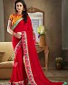 Georgette Embroidered Saree with Banglori Slik Blouse @ 45% OFF Rs 1803.00 Only FREE Shipping + Extra Discount - Online Shopping, Buy Online Shopping Online, Embroidered Saree, Georgette Saree, Buy Georgette Saree,  online Sabse Sasta in India - Sarees for Women - 2263/20150907