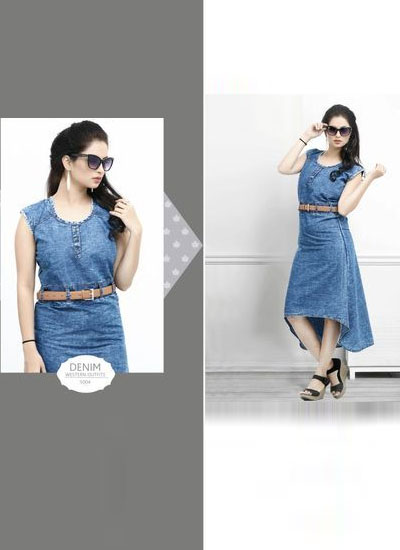 denim kurti style