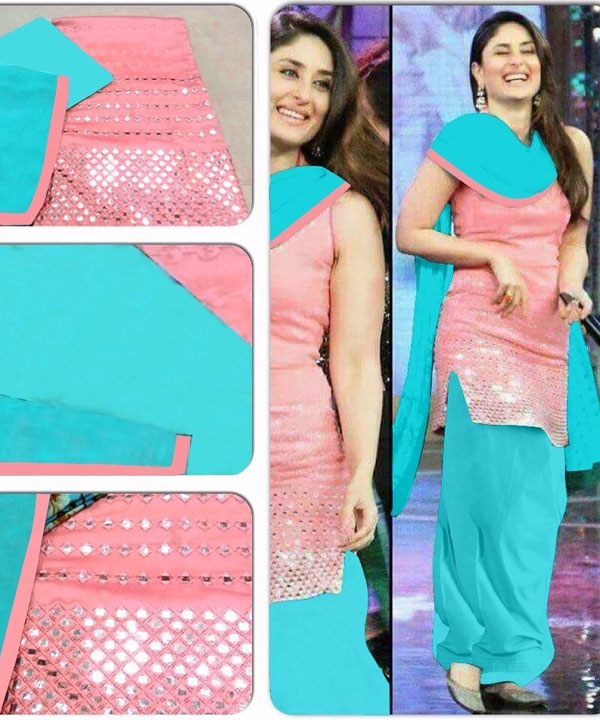 Kareena Kapoor Blue Pink Suit 60 Off Rs 940 00 Only Free Shipping Extra Discount Online Sabse Sasta In India Salwar Suit For Women 10055 20160528 Istyle99 Com Kareena kapoor, also known as kareena kapoor khan, is an indian actress who appears in bollywood films. istyle99 com