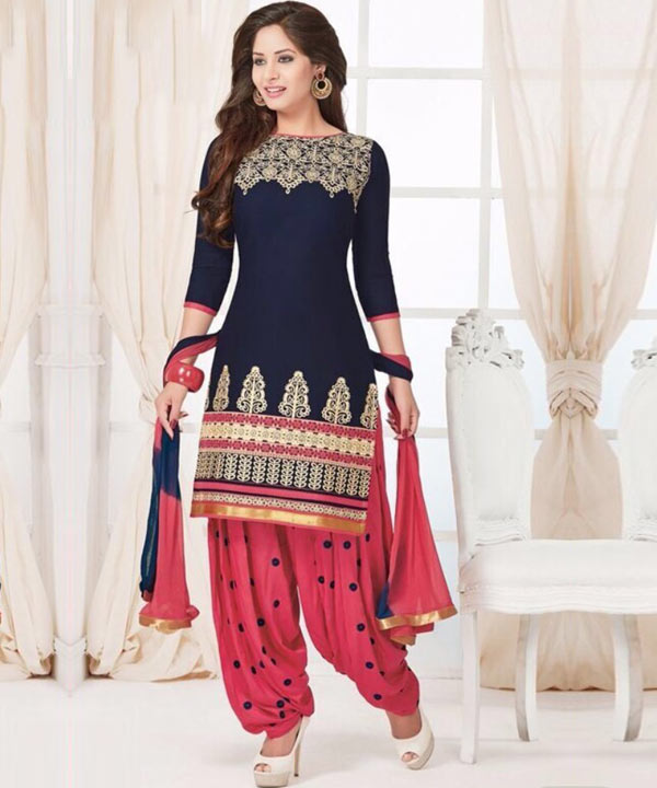 Ladies Suits CLASSY SIMPLE SUIT @ 62% OFF Rs 1249.00 Designer Pure Cotton S...